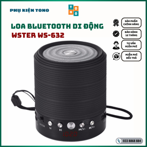 Loa bluetooth đa năng không dây Wster WS-632