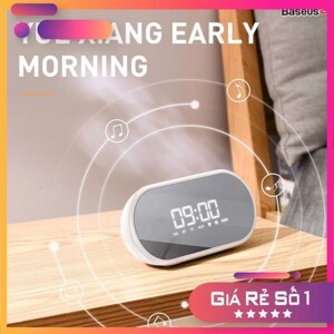 Loa bluetooth kèm đồng hồ báo thức Baseus Encok E09