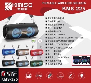 Loa bluetooth Kimiso KMS-225