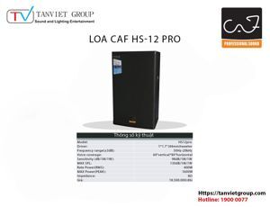 Loa CAF HS 12 Pro