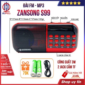 Loa cắm thẻ, usb zansong s99