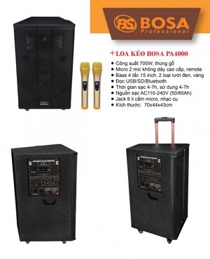 Loa di động  BoSa PA-4000