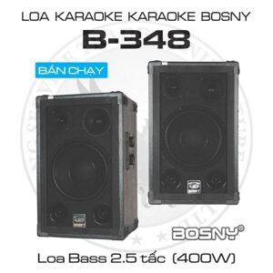 Loa karaoke Bass 2.5 tấc Bosny B-348