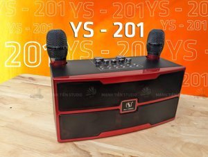 Loa karaoke bluetooth YS 201 kèm 2 micro