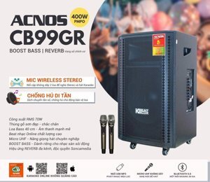 Loa karaoke di động Acnos CB99GR