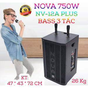 Loa karaoke di động Nova Audio NV-12A Plus