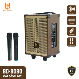 Loa kéo di động BD-9080 (Bass 25cm)