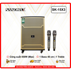 Loa kéo di động Nanomax SK-15X3