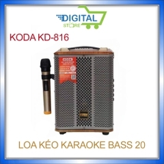 Loa kéo di động vỏ gỗ Koda KD-816