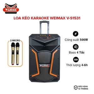 Loa kéo Doremi V-S1531, 4 tấc đơn
