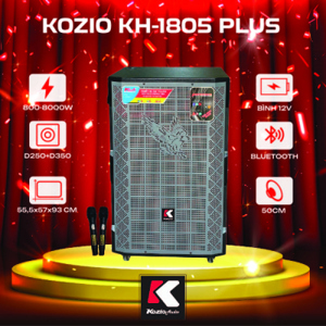 Loa kéo gỗ di động 5 tấc KGF KH-1805 (550W)