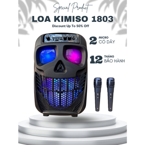 Loa Kéo Karaoke Bluetooth Kimiso QS-7801