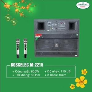 Loa kéo Karaoke Bosselec M-2215