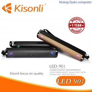 Loa Kisonli Bluetooth LED-901