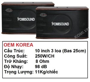 Loa Komisound KM 206