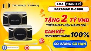Loa Paramax D-1000  New 2018