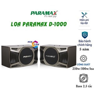 Loa Paramax D-1000  New 2018