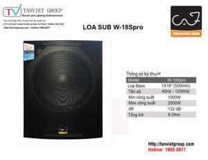 Loa siêu trầm CAF W18S Pro