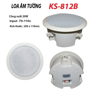 Loa thông báo âm trần KS-812B