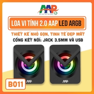 Loa vi tính 2.0 AAP B011 LED
