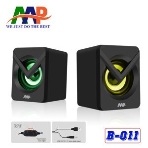 Loa vi tính 2.0 AAP B011 LED