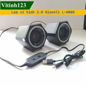 Loa vi tính 2.0 Kisonli L-6060