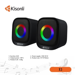 Loa vi tính 2.0 mini Kisonli X3