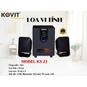 Loa vi tính có Bluetooth Kovit KS 21