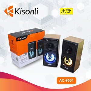 Loa vi tính vỏ gỗ Kisonli AC-9001