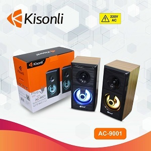 Loa vi tính vỏ gỗ Kisonli AC-9001