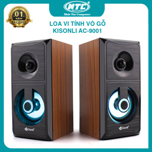 Loa vi tính vỏ gỗ Kisonli AC-9001