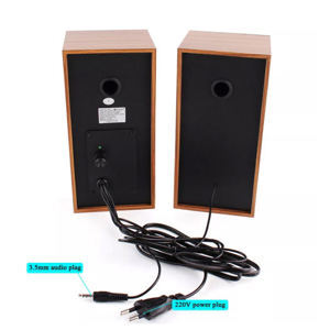Loa vi tính vỏ gỗ Kisonli AC-9001