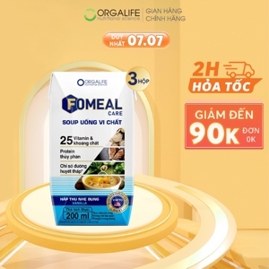 Lốc 3 hộp thực phẩm dinh dưỡng Fomeal Care 250ml