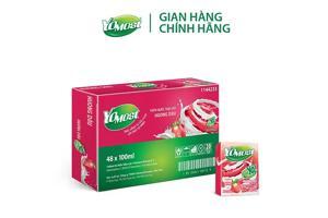 Lốc 4 hộp sữa chua uống hương dâu YoMost 170ml