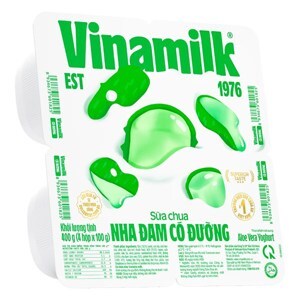 Lốc 4 hộp sữa chua Vinamilk trái cây 100g