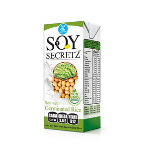 Lốc 4 hộp sữa đậu nành gạo mầm Soy Secretz 180ml