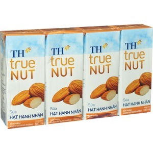 Lốc 4 hộp sữa hạt Hạnh nhân TH True NUT (180ml)