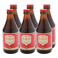 Lốc 6 chai bia bỉ Chimay Đỏ (Red cap) 7% (330ml)