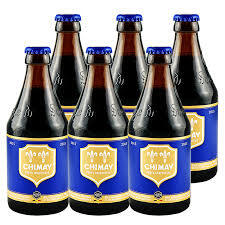 Lốc 6 chai Bia Bỉ Chimay Xanh (Blue cap) 9% (330ml)