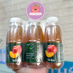 Lốc 6 chai nước cam tự nhiên TH True Juice 350ml