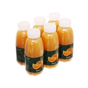 Lốc 6 chai nước cam tự nhiên TH True Juice 350ml