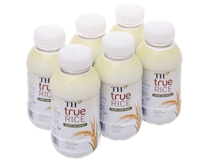 Lốc 6 chai nước gạo rang TH True Rice 300ml