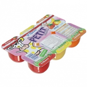 Lốc 6 hộp phô mai vị trái cây Kids Mix Le Petit Plaisir 50g x 6 hũ