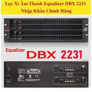 Lọc âm Equalizer DBX 2231