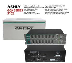 Lọc xì Equalizer Ashly GQX 3102