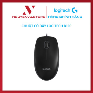 Chuột máy tính Logitech B100 - chuột có dây