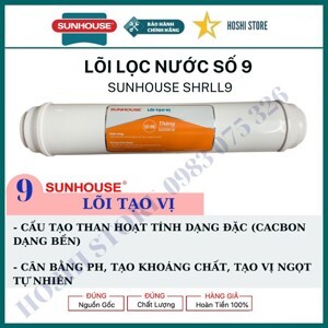 Lõi lọc nước số 9 Sunhouse SHRLL9