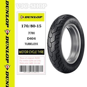 Lốp 170/80-15 Dunlop D404 xuất xứ Indonesia