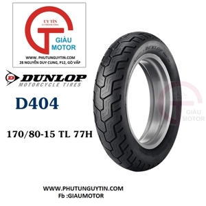 Lốp 170/80-15 Dunlop D404 xuất xứ Indonesia