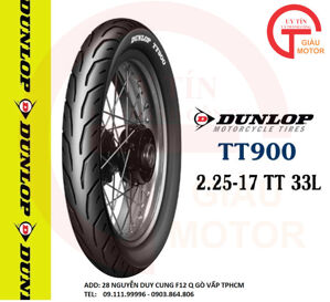 Lốp Dunlop 2.25-17 TT900